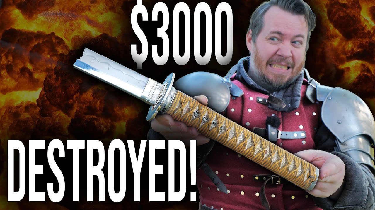 We DESTROYED a $3000 traditionally made KATANA to see how tough it really is!
