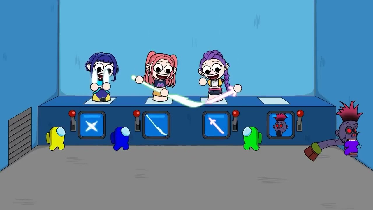 AMONG US VS Hamood Habibi Into EATER Monster | AMONG US FUNNY ANIMATION