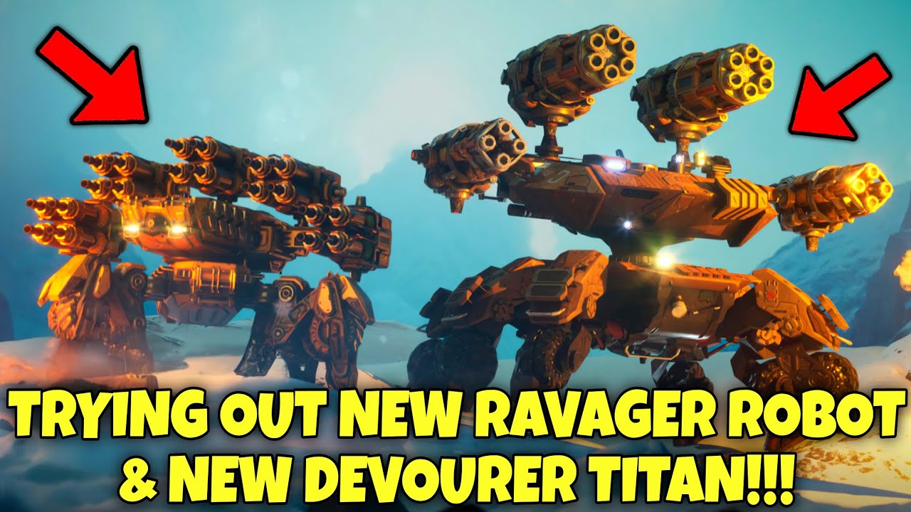 🔴P2W PLAYER GETS NEW RAVAGER ROBOT & NEW DEVOURER TITAN! 🤑🔥 War Robots 10.6