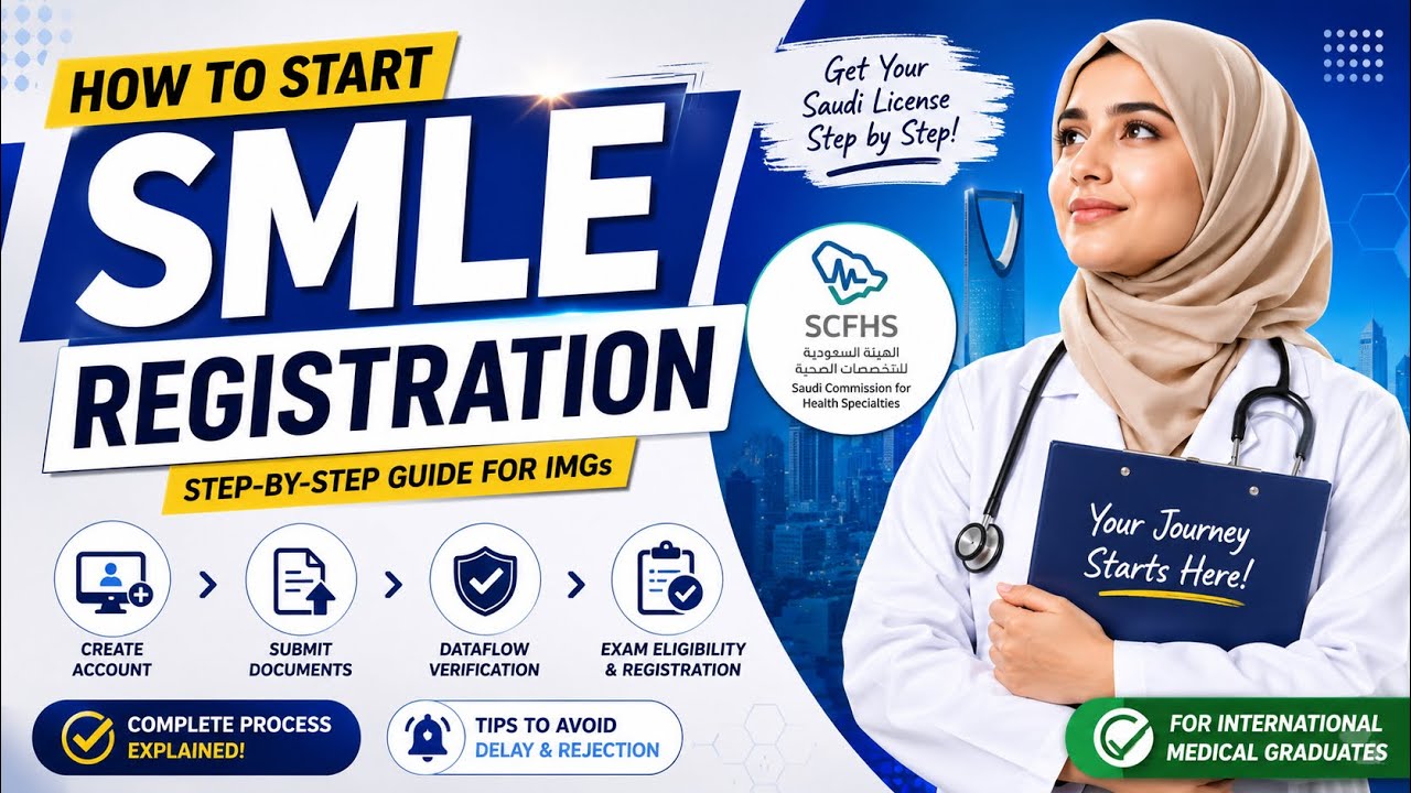     SMLE 2026 Explained | Registration, DataFlow, Mumaris+ & SCFHS