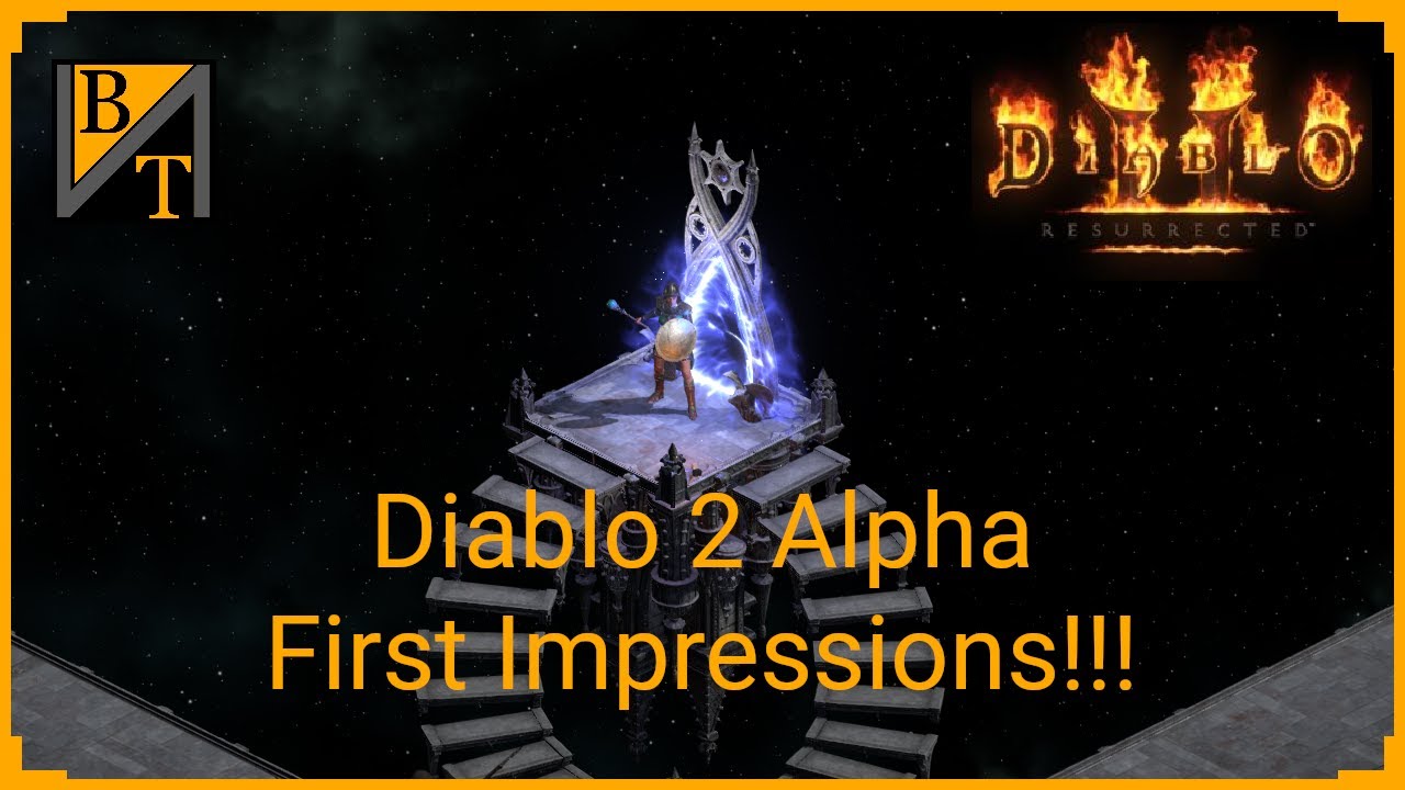 Diablo 2 Resurrected Alpha First Impressions!!!