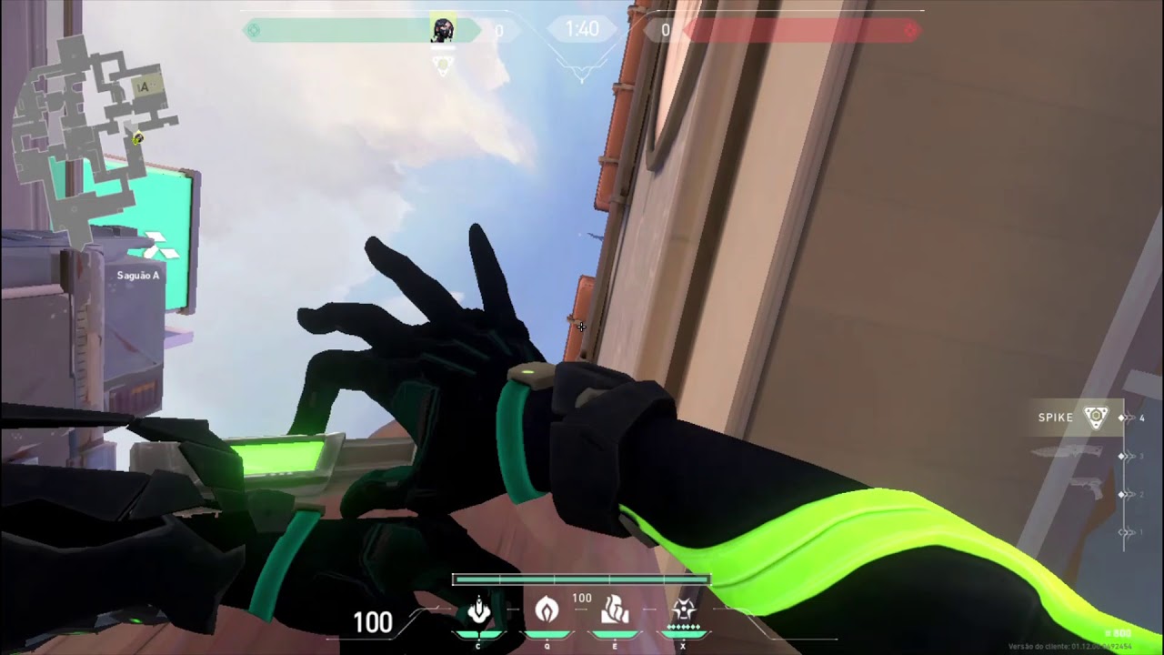VALORANT:PIXELS DE AFTER PLANT COM A VIPER NO MAPA ASCENT