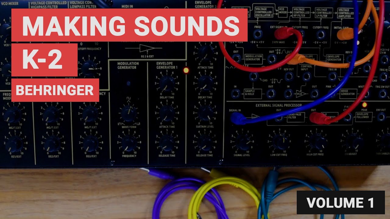 Making sounds with Behringer K2 for any Genre (Ambient, Techno, Synthwave, SFX). Volume 1