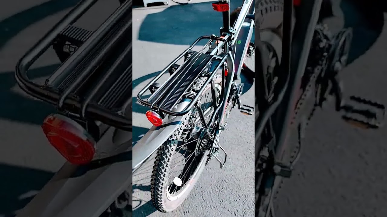Upgrade Battery Assisted Mountain Bike: Install a Rear Rack for Added Versatility and Convenience