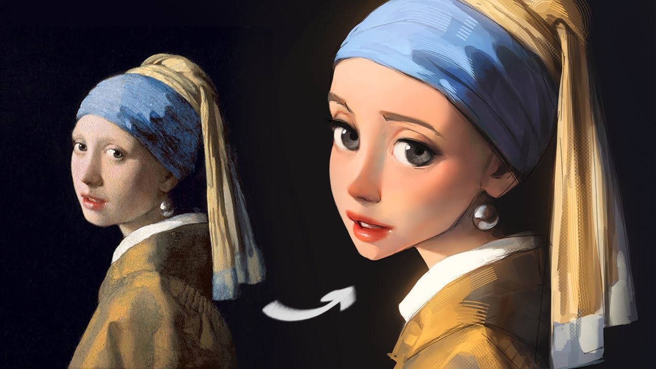 Master Study - Girl with a Pearl Earring