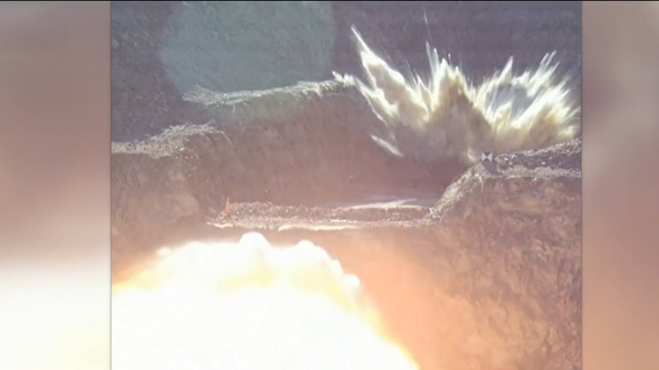 Pentagon releases bunker buster test footage to show severity of damage done in Iran