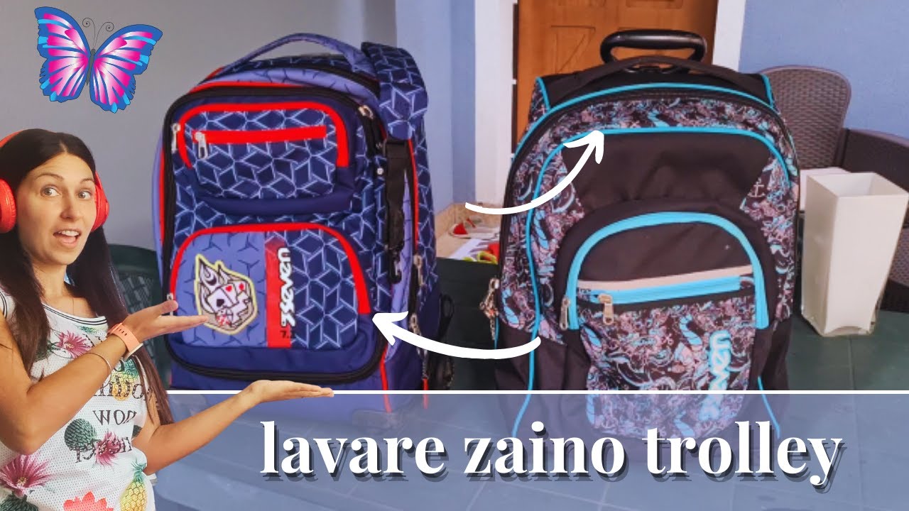 Come lavare uno zaino trolley per la scuola