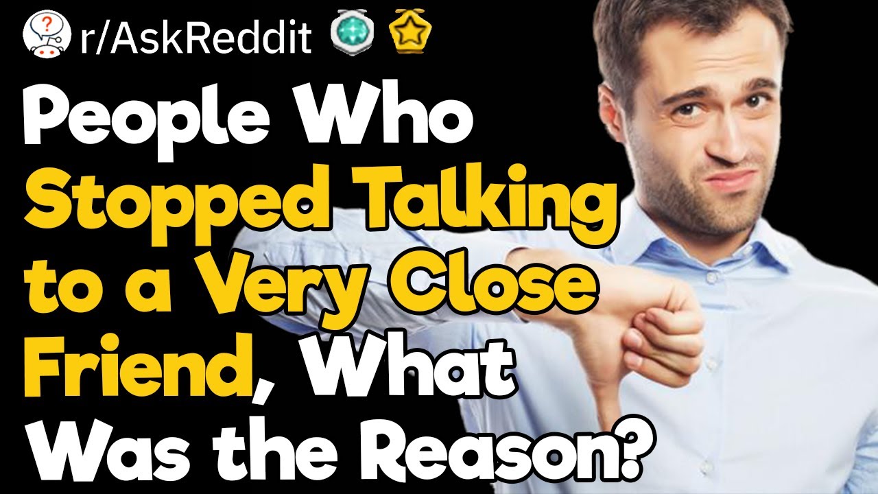 Dear Ex Close Friend, We Are Done