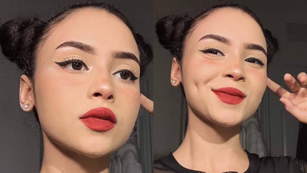 soft bad b*ch makeup look ♡
