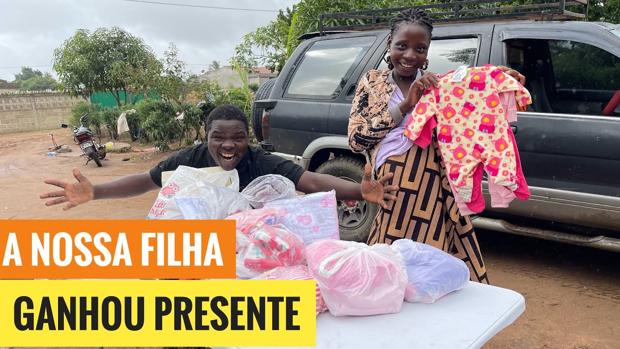 A nossa filha 🧒 ganhou presente 🎁 do Brasil 🇧🇷