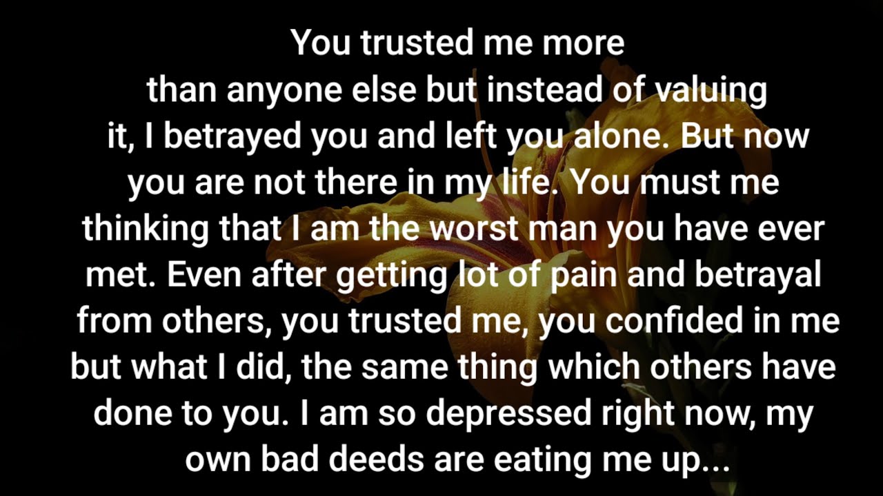 💌📍DM to DF-Even after getting betrayal from others, U confided in me but what I did, the same thing💔