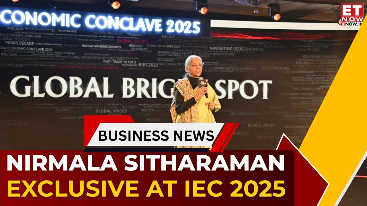 INDIA ECONOMIC CONCLAVE 2025 EPISODE 1 I NIRMALA SITHARAMAN