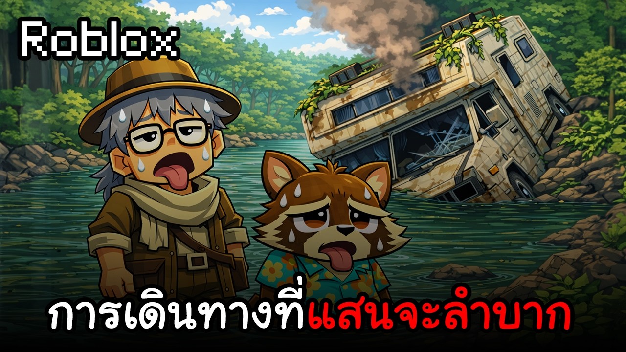 ทีมงานนักสำรวจออกทริปคู่หู : Roblox RV chaos