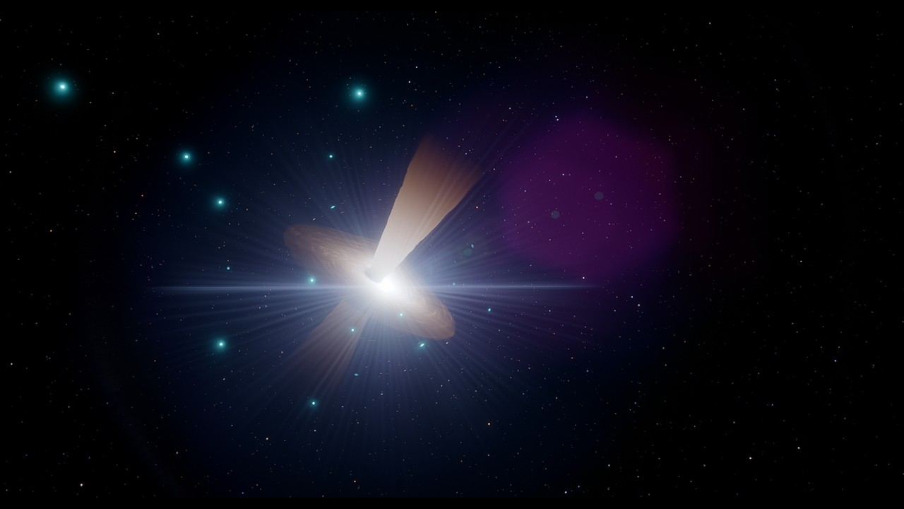 Путешествие к чёрной дыре TON 618 Space engine