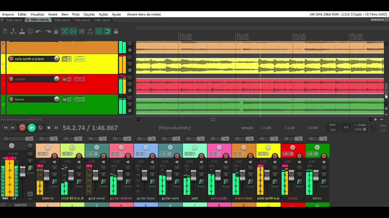 #Multitrack GOSPEL GRÁTIS OUSADO AMOR ( isaias saad) #reaper #gospel #vs #louvor #Adoracão