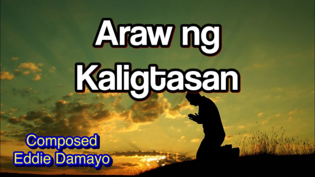 Araw ng Kaligtasan_Eddie Damayo Jovert Madera Music Cover__With Lyrics 