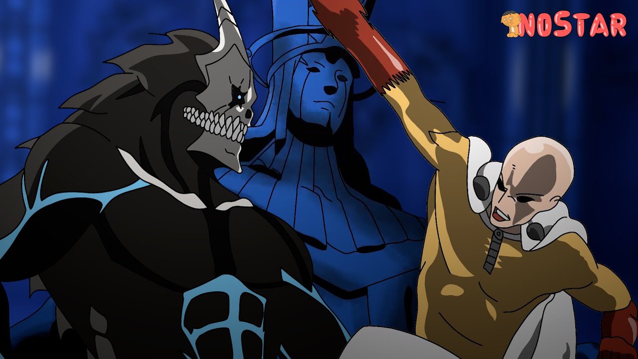 Saitama getting lost in Solo Leveling and Kaiju world