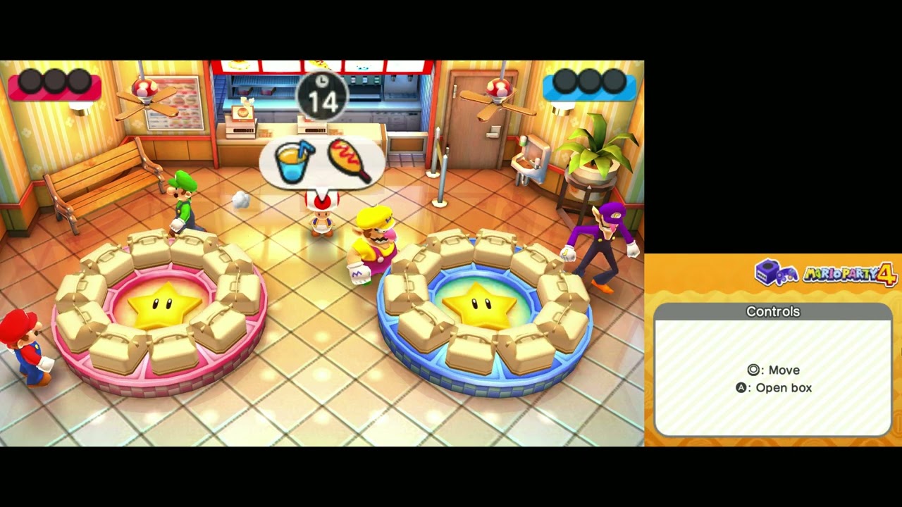 Order Up - Mario Party The Top 100 [Nintendo 3DS] Minigame 4K