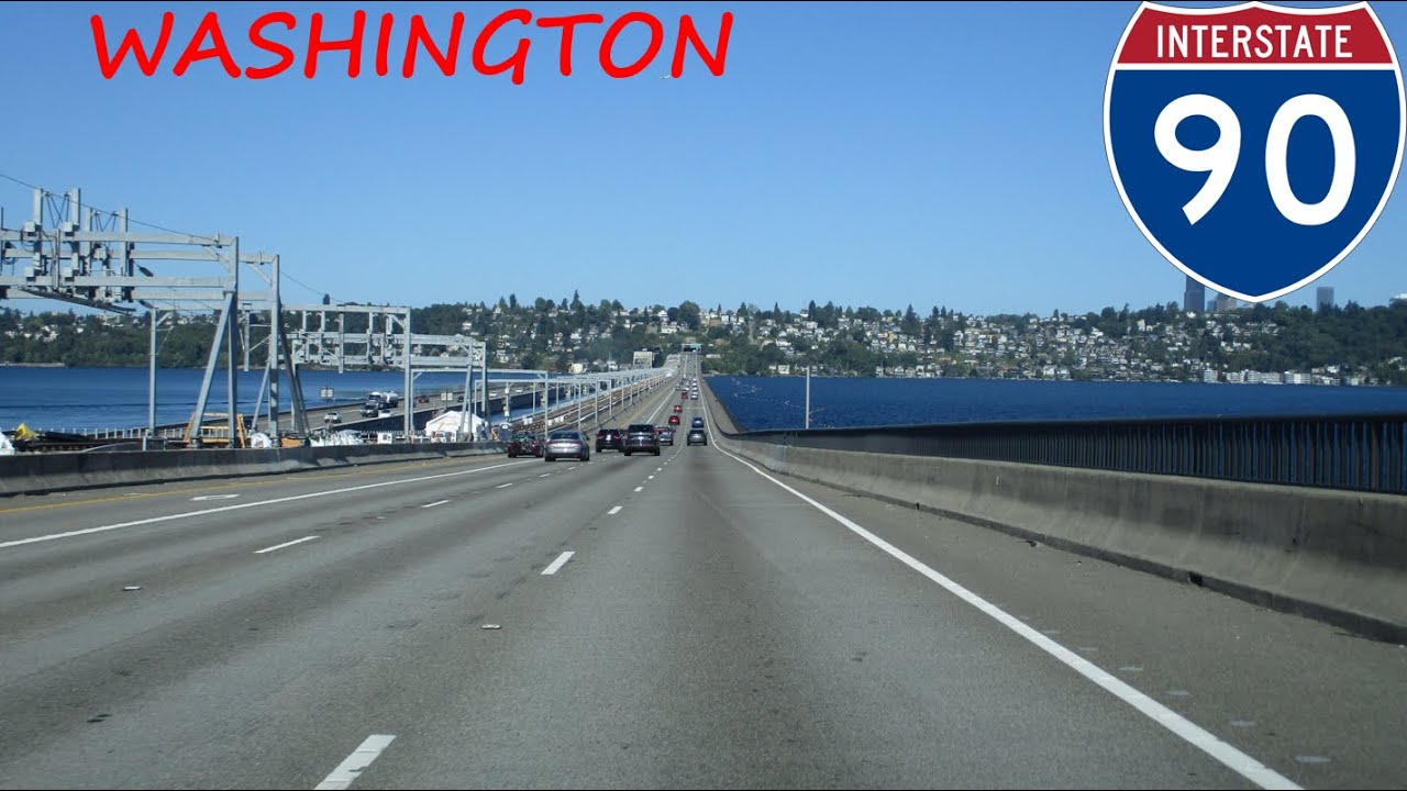 Interstate 90 - Washington westbound [FULL LENGTH VIDEO]
