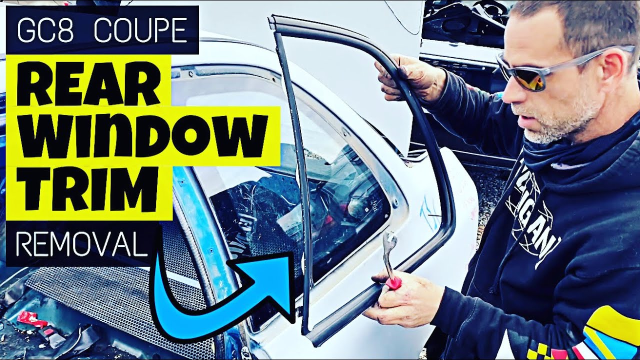 GC8 Coupe | Rear Window Trim Removal Steps