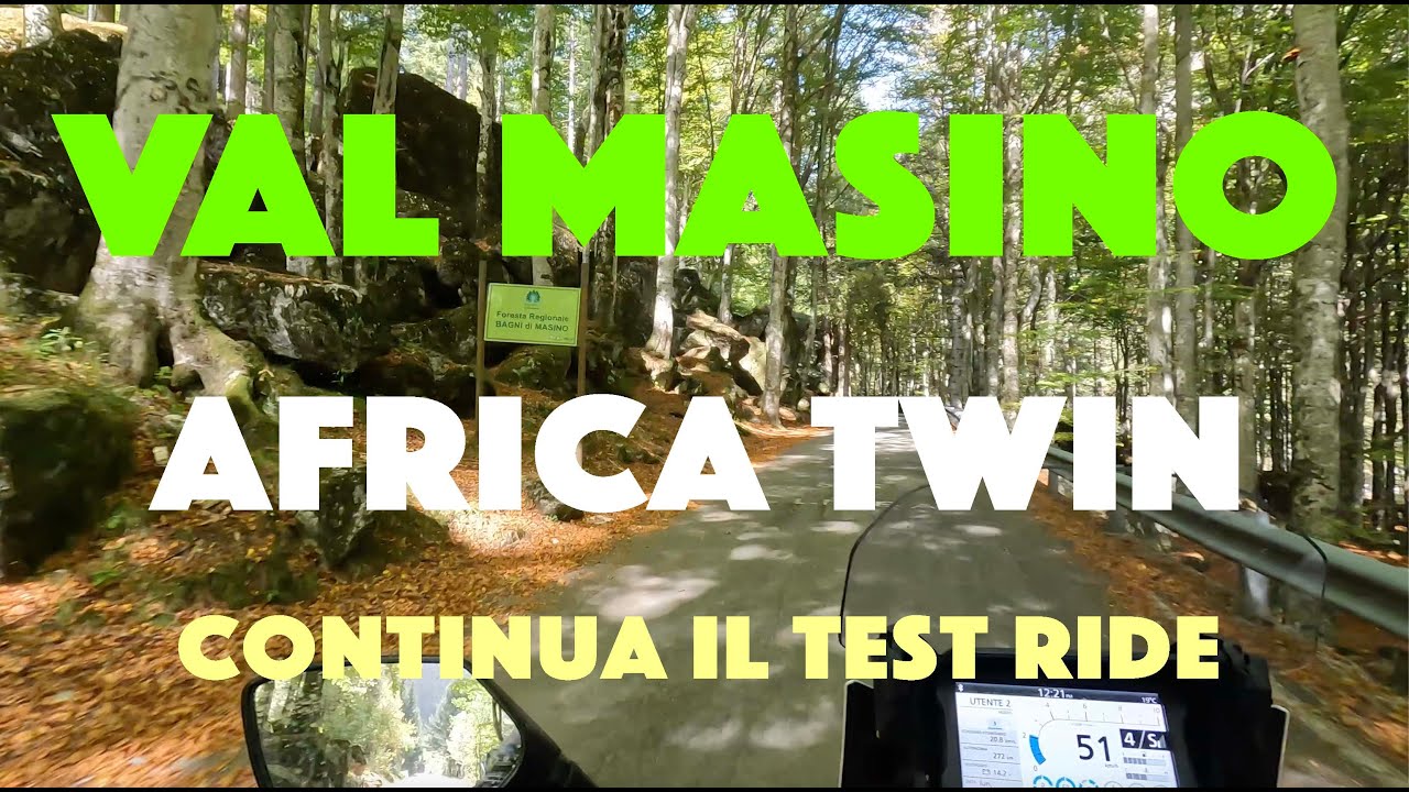 In Val Masino, con l'africona, continua il test ride