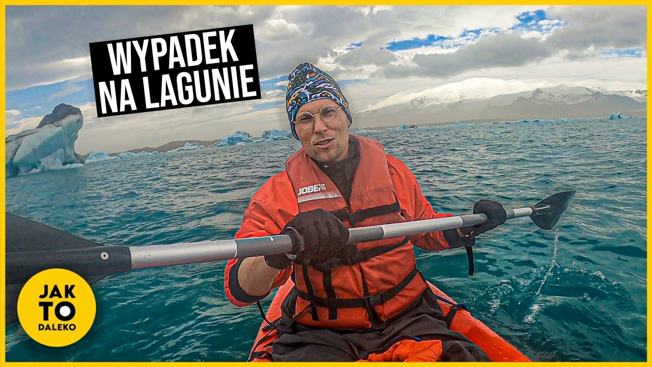 ISLANDIA - Kajakiem po Lagunie Lodowcowej Jökulsárlón! Akcja Ratunkowa na Wycieczce