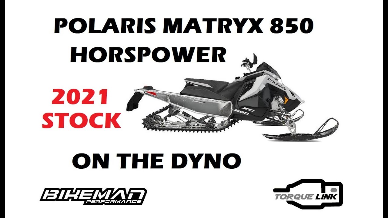 HOW MUCH POWER DOES THE POLARIS MATRYX 850 MAKE?? SEE HERE!