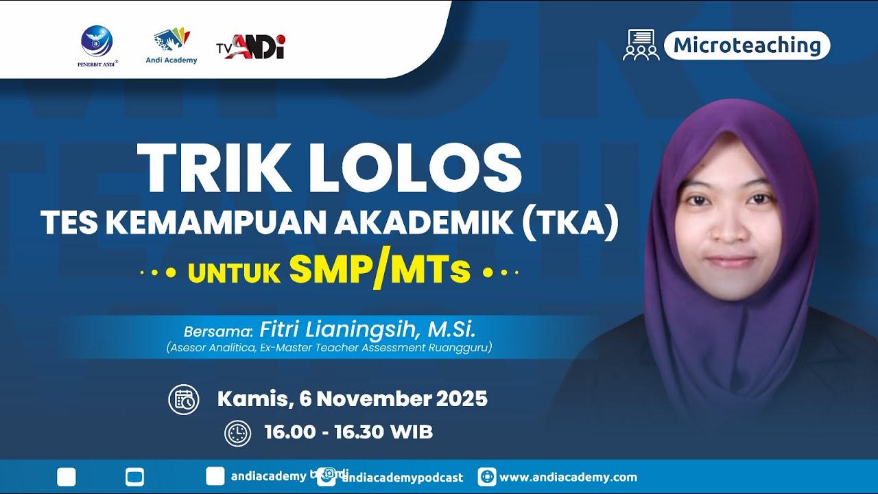 Tips Lolos Tes Kemampuan Akademik (TKA) Untuk SMP/MTs #education #smp #tutorial #tips  #tka