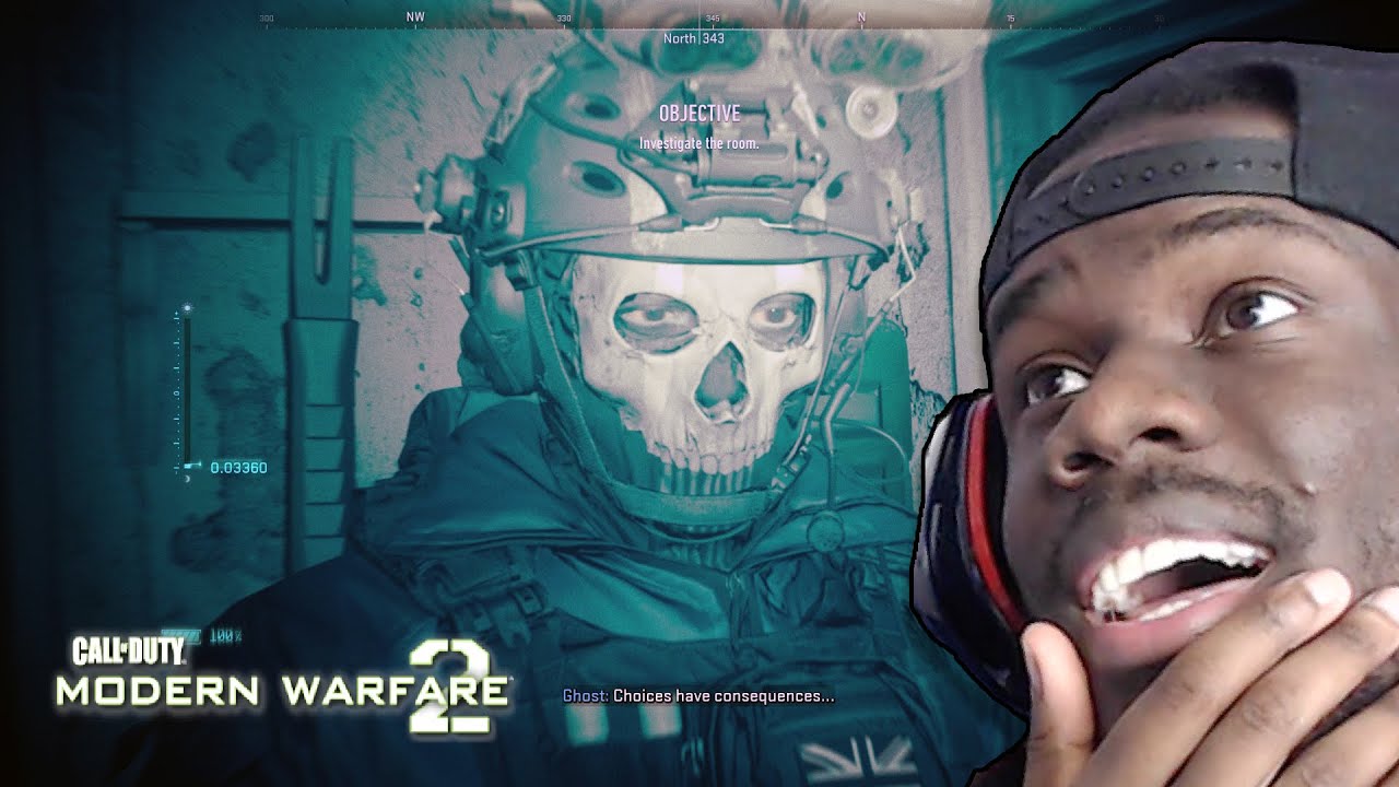 FIRST TIME PLAYING! (COD MW2 CAMPAIGN PART 1)