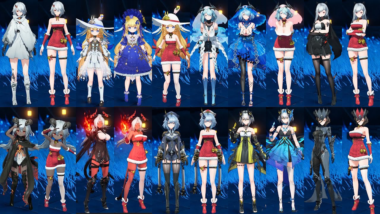 Duet Night Abyss: ALL Characters & Fashionable Skins Showcase!