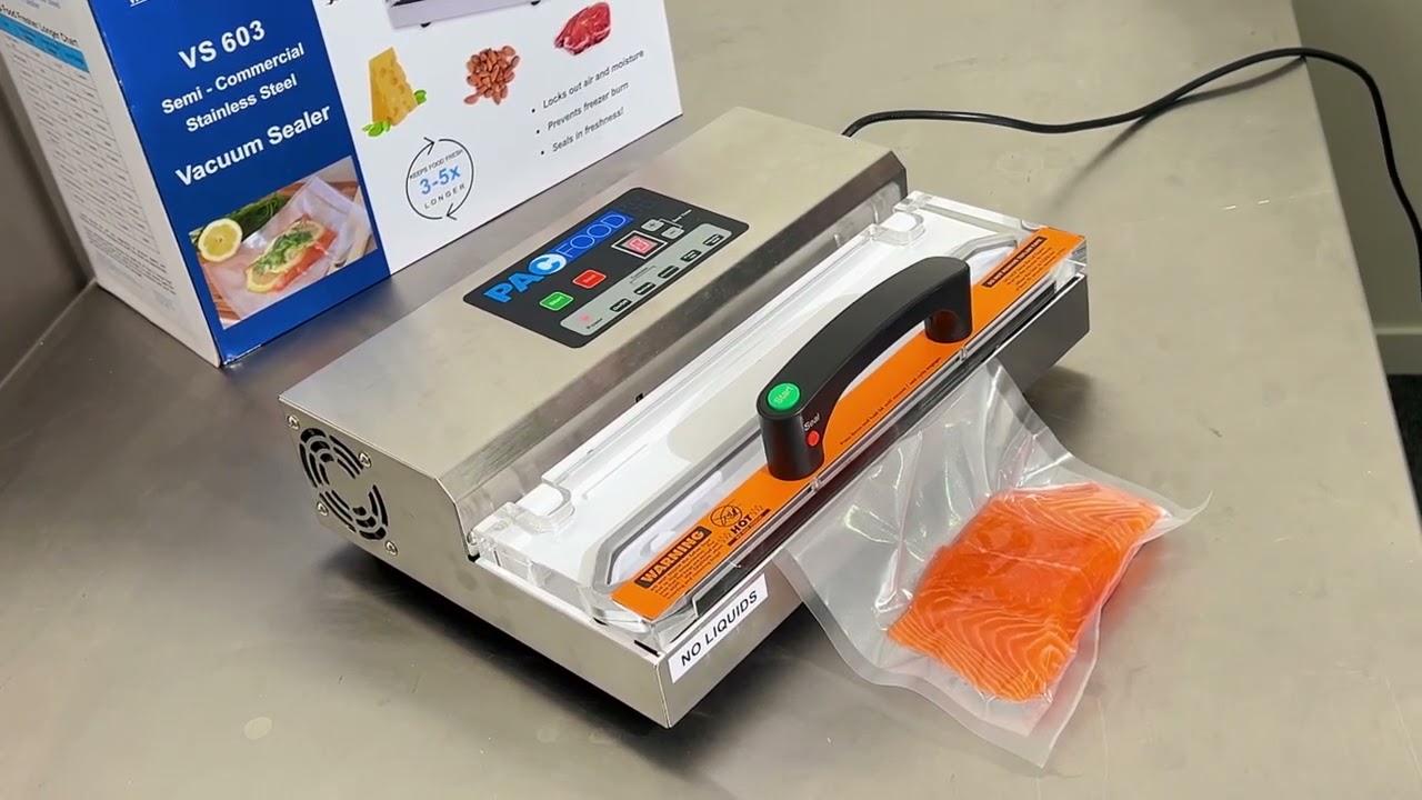 How to use Pac Food VS603 Vacuum Sealer: Easy Instructions