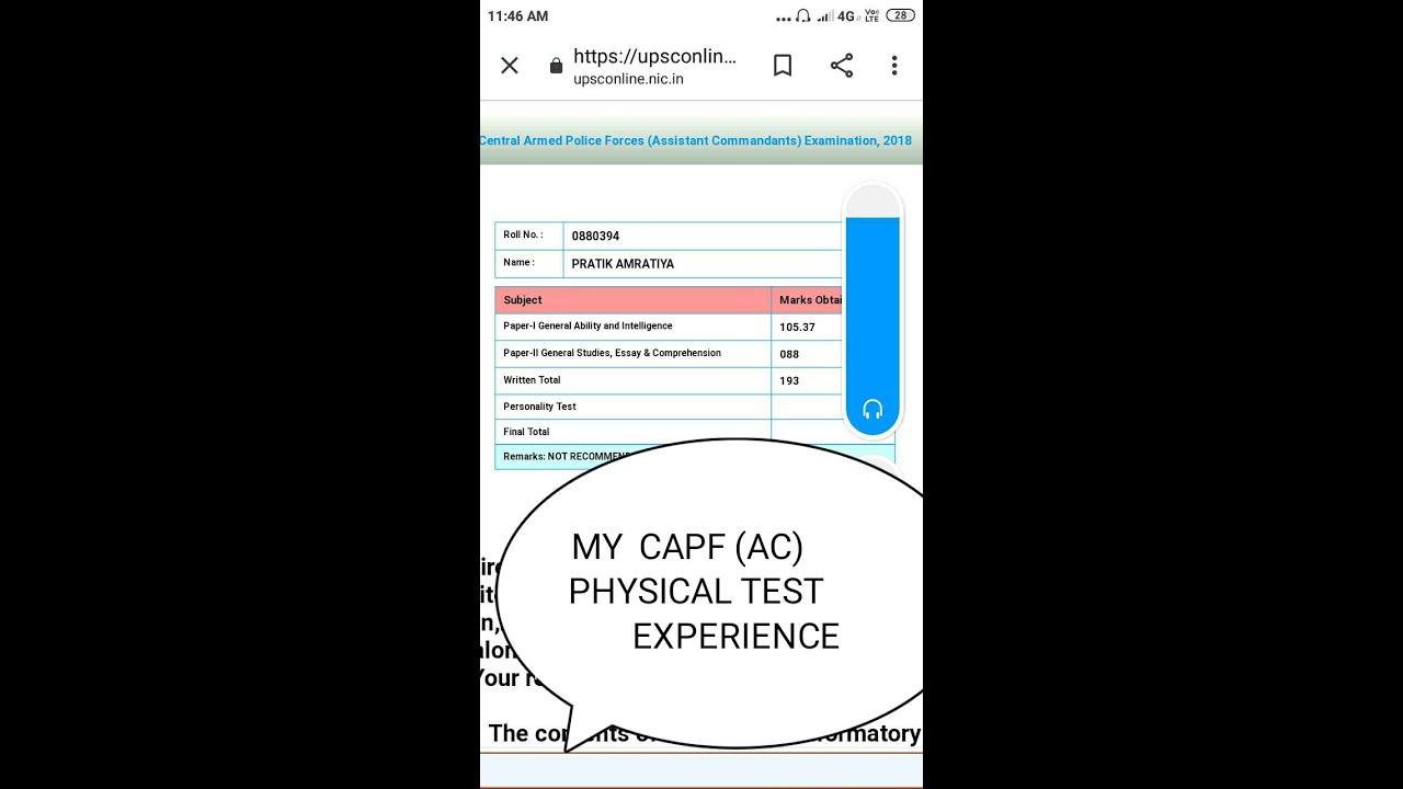 CAPF (ASSISTANT COMMANDANT ) @ my  physical test  (PET) experience...