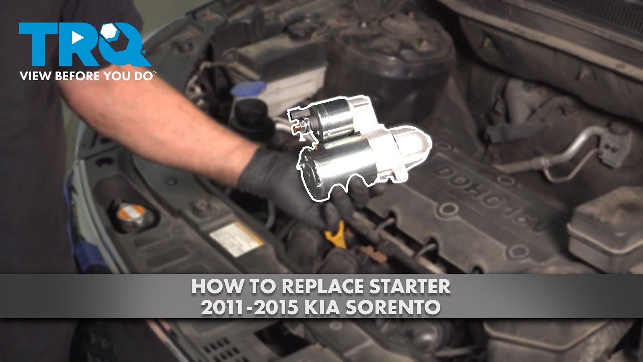 How to Replace Starter 2011-2015 Kia Sorento