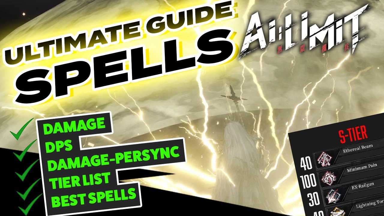 AI LIMIT Best Spells: Tier List & Full Guide (Damage, DPS, Sync Cost)