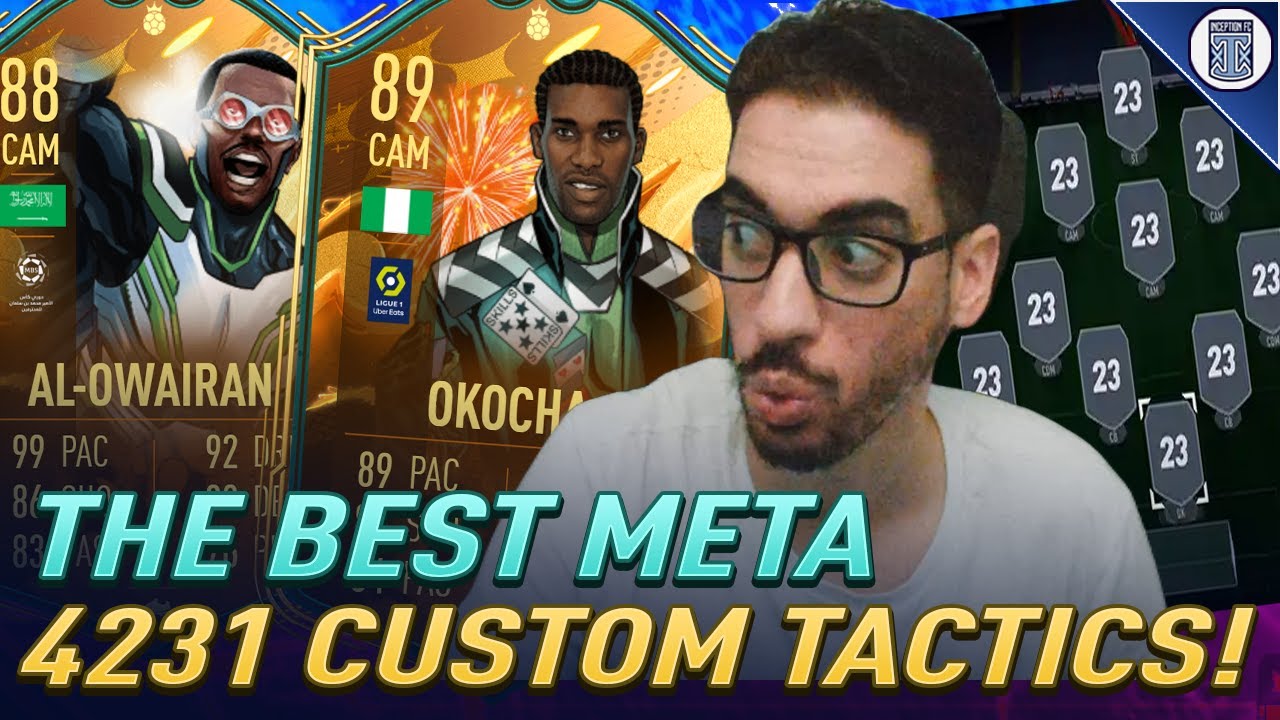 *POST PATCH* META 4231 CUSTOM TACTICS FOR FIFA 23 ULTIMATE TEAM ELITE/FUTCHAMPS RANK 1