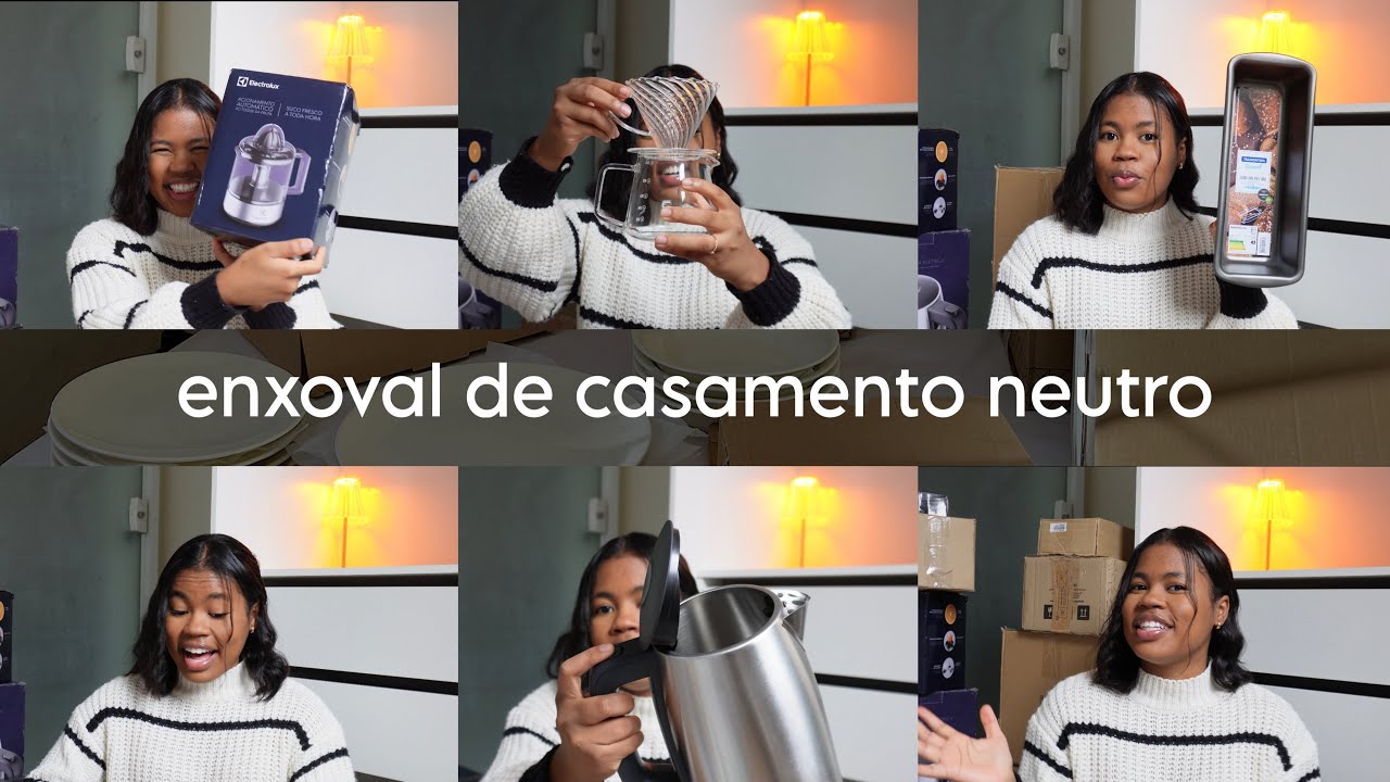 meu enxoval de casamento PARTE 1 
