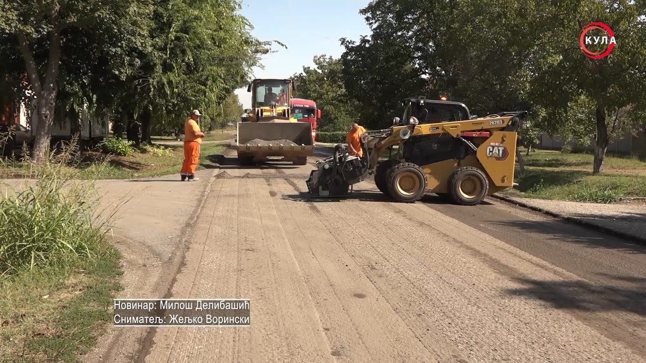 Počeli radovi na rekonstrukciji Ulice Maršala Tita u Ruskom Krsturu