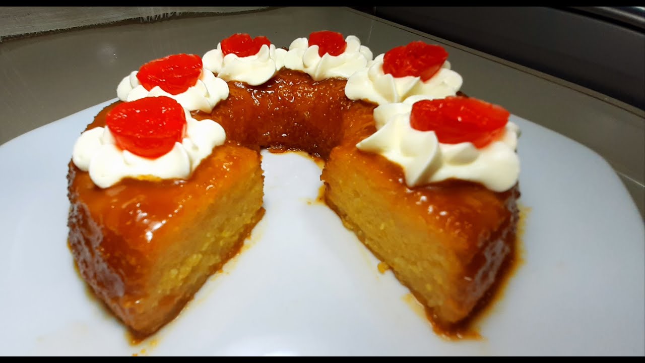 Flan de Maiz o Polenta sin horno