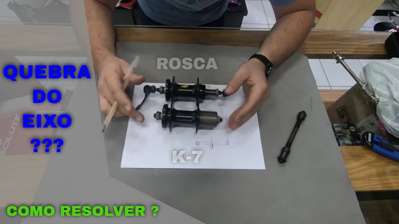 PORQUE O EIXO DA BICICLETA QUEBRA ?