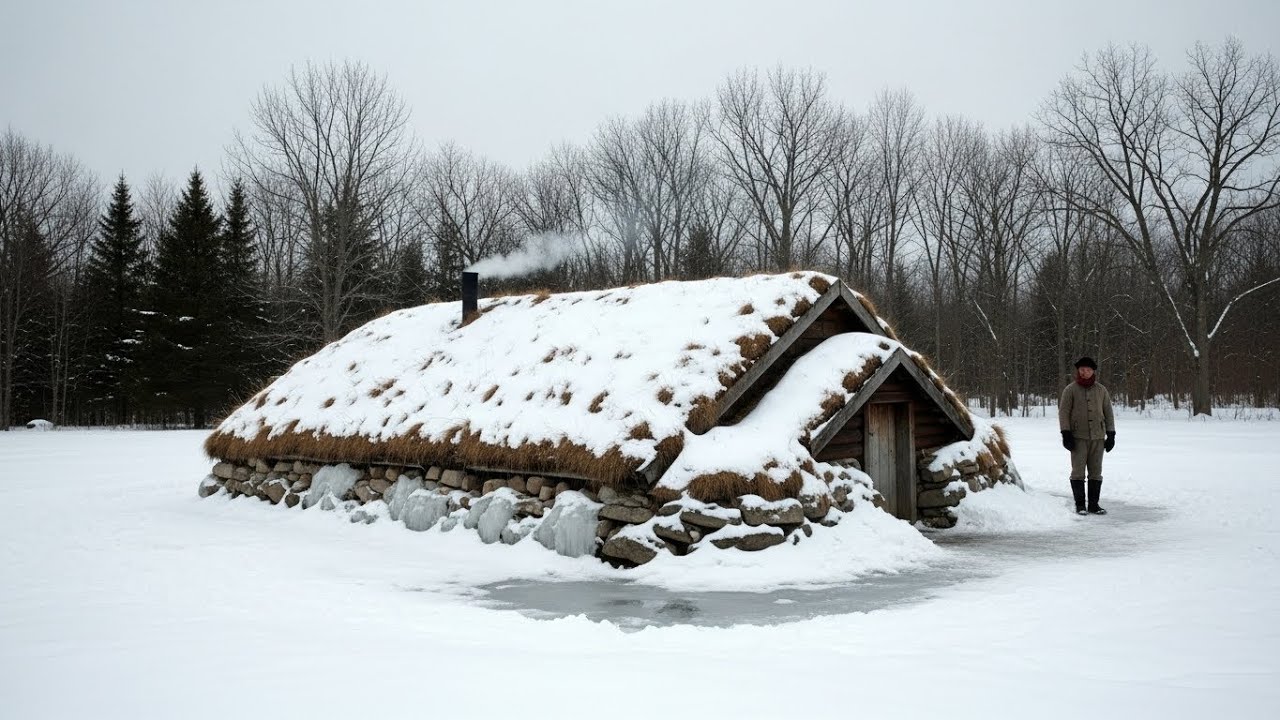 How a Hunter Built an &ldquo;Insane&rdquo; Compact Cabin That Stayed 32&deg; Warmer All Winter While Others Froze