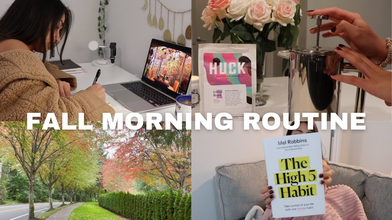ASMR | 6am Healthy Fall Morning Routine in Seattle ☕️🍂🕯