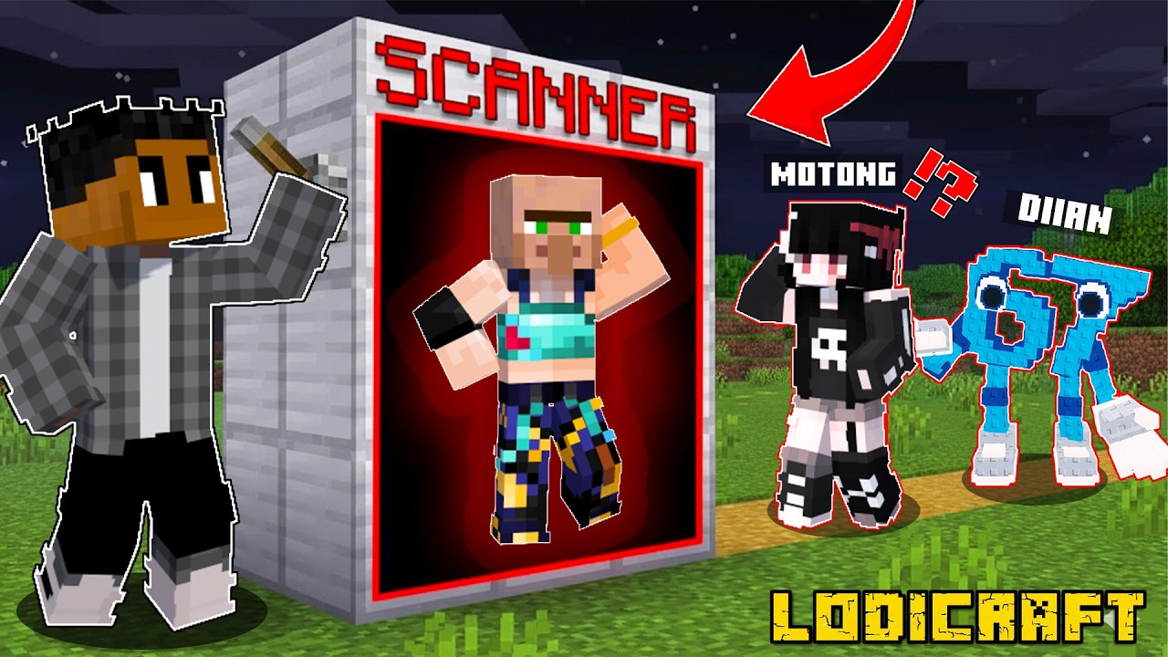 Using a SCANNER to find my FRIENDS SECRET in Minecraft!
