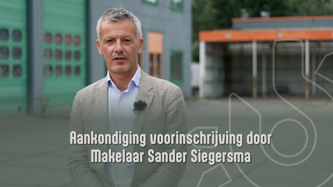 Hof van Saan - Aankondiging voorinschrijving door Makelaar Sander Siegersma