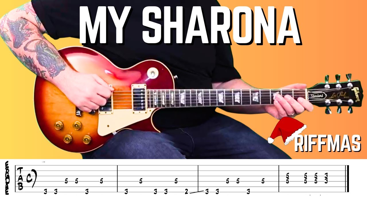 My Sharona Riff Lesson: The Knack Guitar Tutorial - Riffmas Guitar Lesson 3