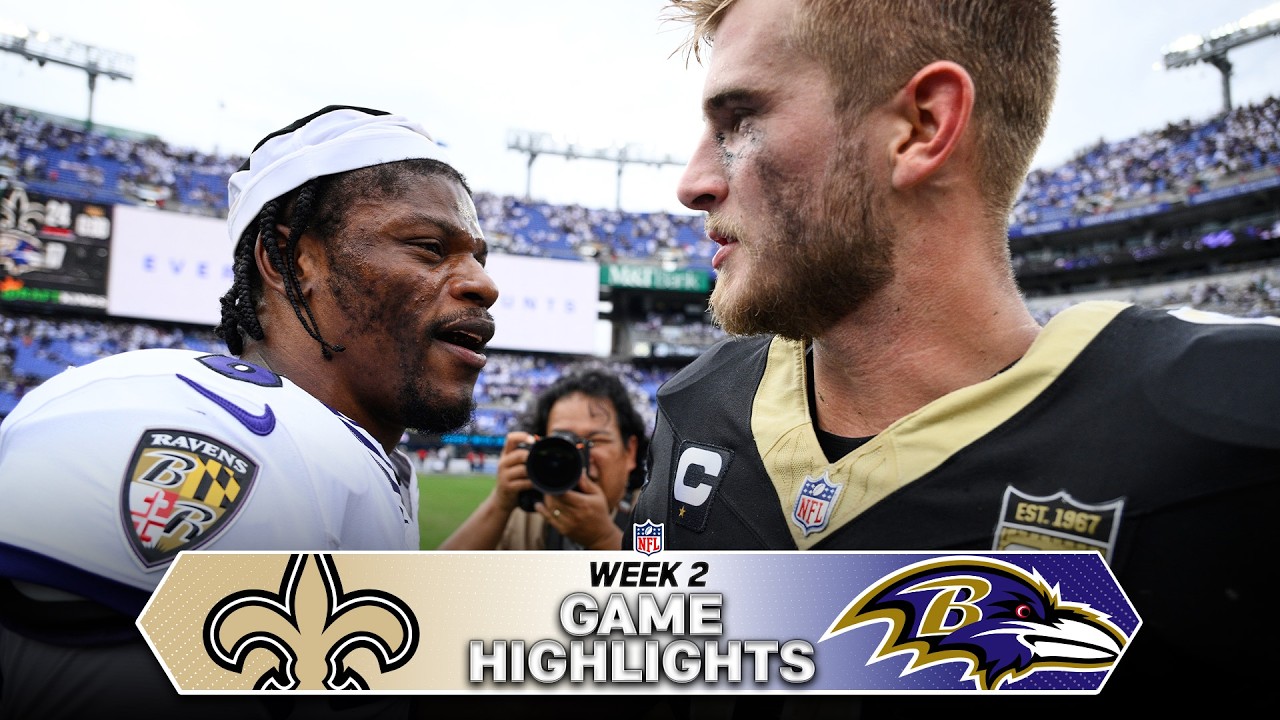 New Orleans Saints vs. Baltimore Ravens Game Highlights | NFL 2026 Season Week 2