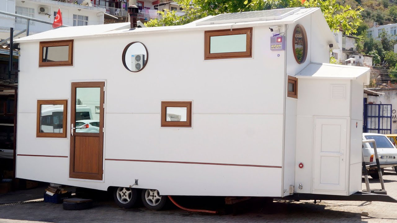 3 ay emek verdi... Panjur ustası dubleks karavan yaptı
