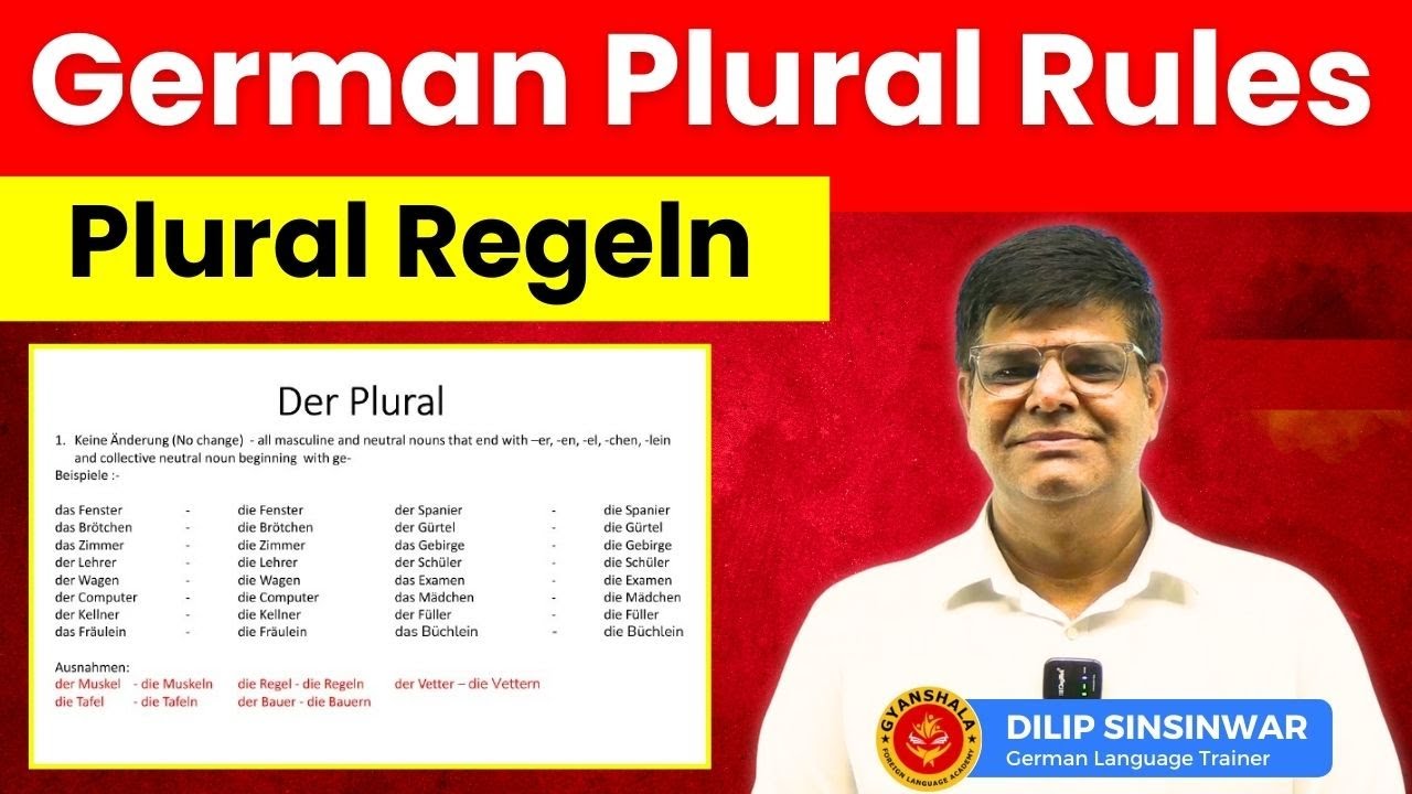 Der Plural |  German Plural Rules | How to learn the German Plural endings | Learn German in Hindi