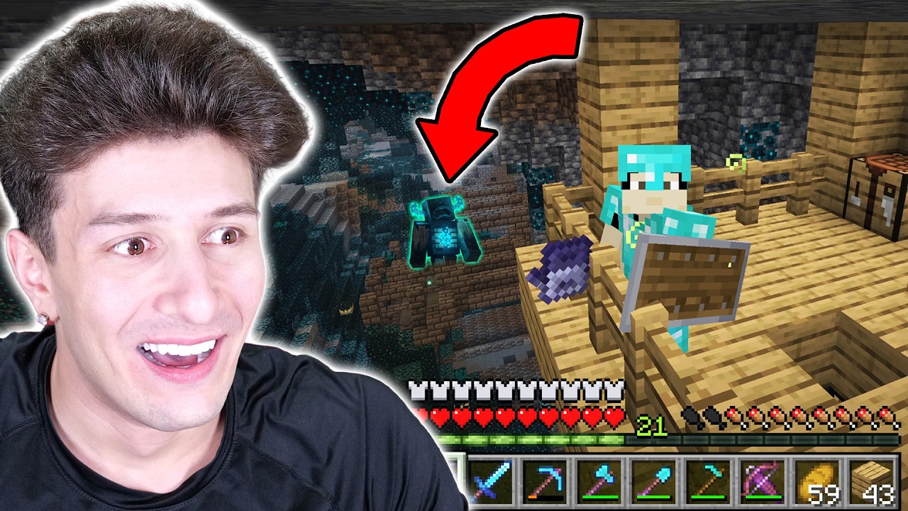 MİNECRAFT : YERALTI ŞEHRİNE EV YAPTIM