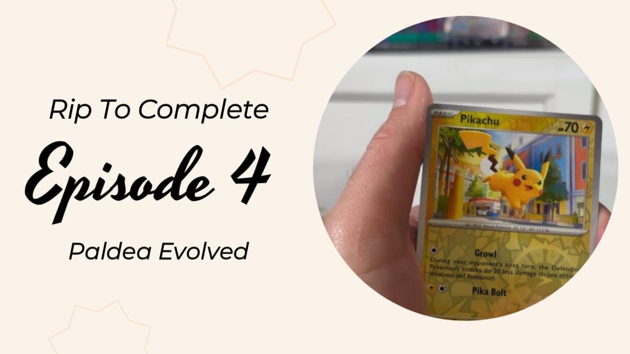 Rip To Complete Paldea Evolved Ep 4