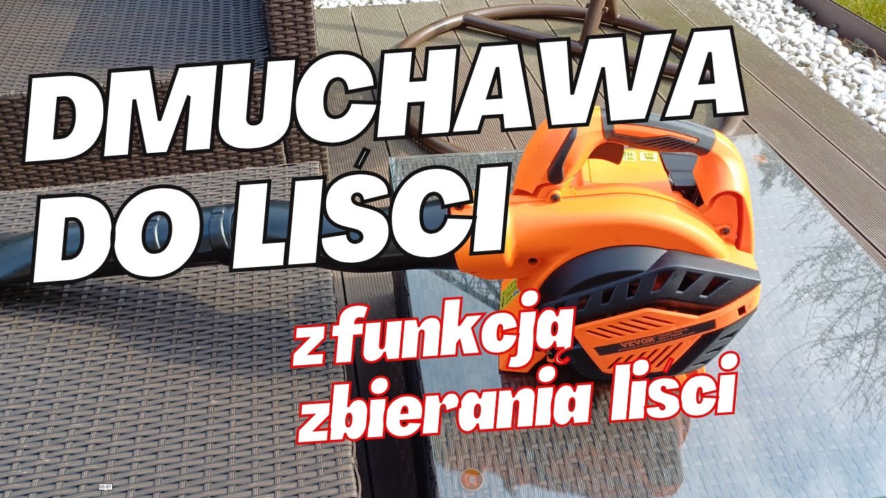 Dmuchawa i odkurzacz do liści  VEVOR 79CC - recenzja